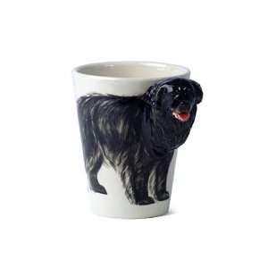  Newfoundland Sculpted Ceramic Dog Coffee Mug: Home 