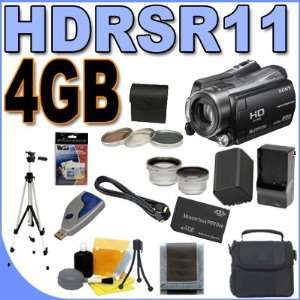  Sony HDR SR11 60GB Hard Drive 12x Optical Zoom HD Camcorder 