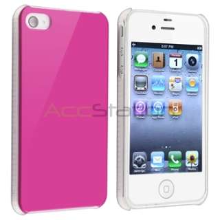 Pink Thin Hard Case Skin Cover+Privacy Film Accessory Bundle For 