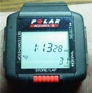Polar Accurex II 2 Wristwatch, Heart Rate Monitor Receiver, *Great 