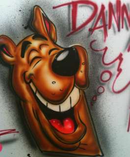 AIRBRUSHED SCOOBY DOO AND SHAGGY SCOOBY SCRAPPY DOO COOL NEW T SHIRT 