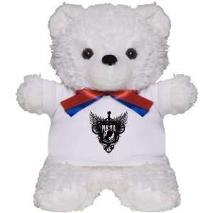  Teddy Bear White POWMIA Angel Winged Shield with Chains 