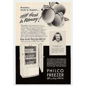  1948 Mrs. Frank Allison Dallas, Texas Philco Freezer Peaches 