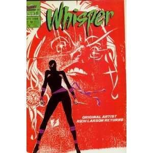  Whisper (First Comic #12) April 1988 Steven Grant Books