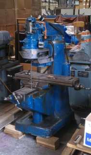 Large Vintage Bridgeport Milling Machine 3 Phase Mill  