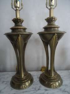   of Traditional Solid Brass Stiffel Lamps Complete Gorgeous with Shades