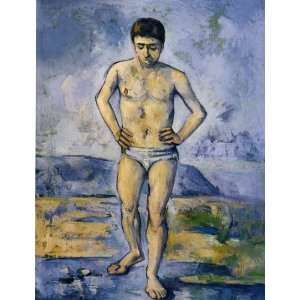  Oil Painting The Bather Paul Cezanne Hand Painted Art 