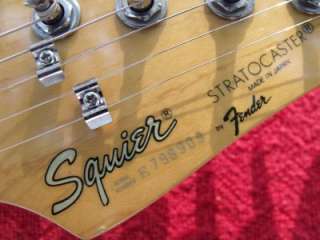 MIJ Fender Squier E Series Strat, W/Upgrades,SWEET  