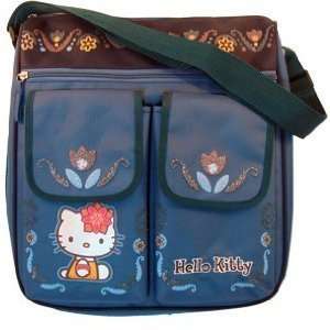  Hello Kitty Messenger Style Diaper Bag in Blue: Baby