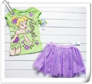   7Y Dress Skirt+Top Set Kids Clothes Pants Tutu Disney Clothing Costume