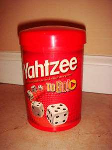 NEW Yahtzee to Go Travel Car Airport Train Dice Game  