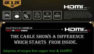 3D Professionals HDMI VER 1.4 Cable HIGH SPEED 6FT/2M Gift(Mini 