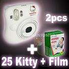 Fuji Instant Instax Hello Kitty Mini 25 Polaroid Camera + 50PC Mini 