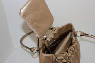 NEW Style&Co Sassy Tote Bag Gold Satchel Handbag Shopper faux leather 