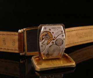 Excellent Vintage Hamilton 17J Subsecond Mens Wrist Watch  