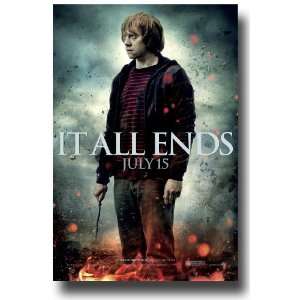   Teaser Flyer   And Deathly Hallows Part 2 II 2011 Movie IAE2nd Ron