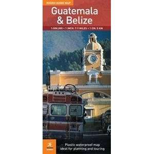  Rough Guide Map Guatemala and Belize 