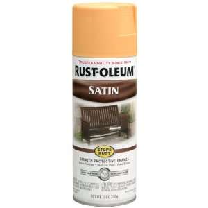   Rust Oleum 250896 12 Ounce Spray Paint, Satin Amber: Home Improvement