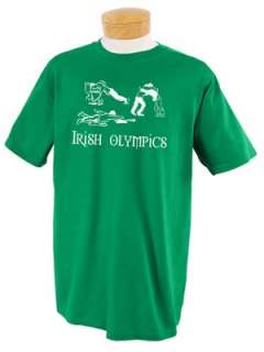 St. Patricks Day IRISH OLYMPICS T SHIRT Funny Saint Pattys Party Tee 