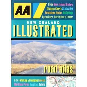  Automobile Association New Zealand Illustrated Road Atlas 