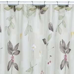   : Sunswept Fabric Shower Curtain Natural Leaf Design: Home & Kitchen