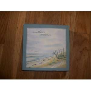  Foot Prints in the Sand Memo Tray with 130 Page Notes 