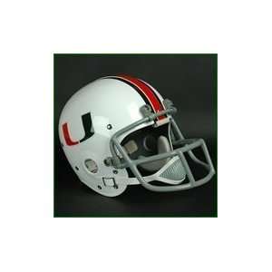   1983 Miami Hurricanes Authentic Replica Throwback NCAA Football Helmet