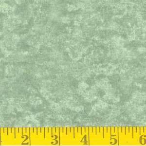  45 Wide A Day in the Park Sponged Green Fabric By The 