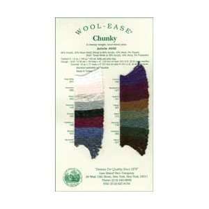  Lion Brand Wool Ease Chunky Color Card Arts, Crafts 