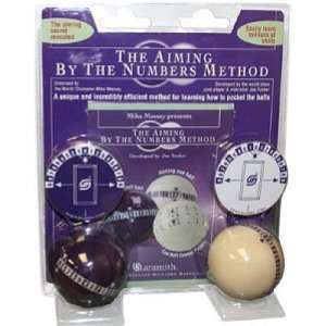 Aramith Aiming by Numbers Method Training Balls  Sports 