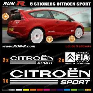 Sticker Citroen Sport   C1 C2 C3 C4 Saxo Loeb   CI21  
