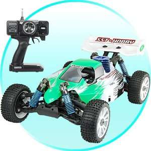   Nitro Race Car With Pistol Grip Remote Control (220): Toys & Games