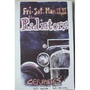 Radiators Cervantes Denver 2003 Concert Poster 