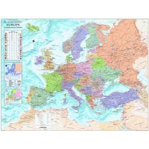  Europe Wall Map (Continental Wall Map) (9780755806881 
