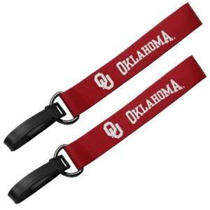  Oklahoma Sooners Crimson 2 Pack Luggage ID Tags Sports 