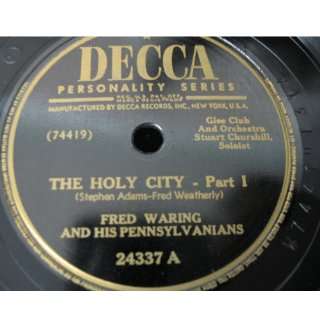   Holy City (Part 1) / The Holy City (Conclusion): Fred Waring: Music