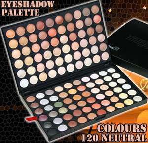 PRO 120 Neutral Colours Eye Shadow Palette Eyeshadow LOS ANGELES STOCK 