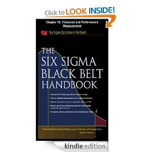 The Six Sigma Black Belt Handbook, Chapter 19 Financial and 