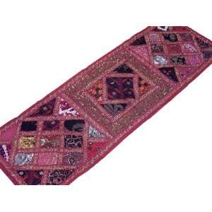   Embellished Patchwork Runner Hippie Wall Hanging