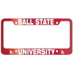   Ball State Cardinals Ball State University License Plate Frame: Sports