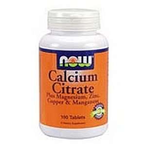  Now Foods Calcium Citrate, 100 Tablets Health & Personal 