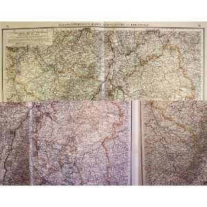  Velhagen and Klasing map of Elsass Lothringen and Baden 