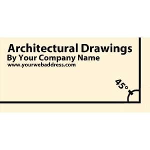  3x6 Vinyl Banner   Architectural Drawings By Your Company 