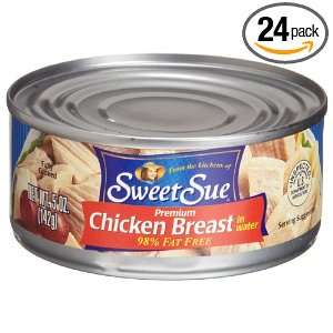 Sweet Sue Chicken Breast, 5 Ounce Cans Grocery & Gourmet Food