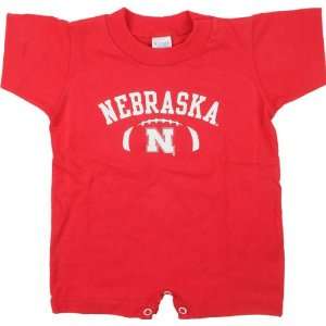 Nebraska Cornhuskers Newborn First Football T Shirt 