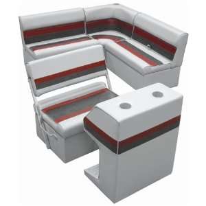 Wise Rear Group Deluxe Pontoon Boat Seat (E) Style Seating:  