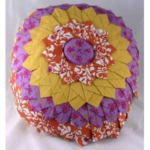   Sunflower 16 Round Bed Throw Decorative Pillow Cotton: Home & Kitchen