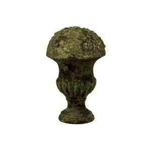  UTC 76059 Green Stoneware Fruit Urn with Mosh Finish