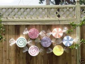 Candyland Outdoor Decorations Candy Peppermint Swirls  