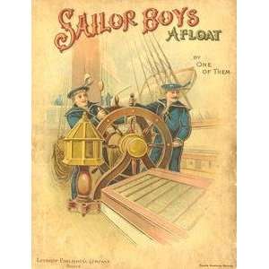  Paper poster printed on 12 x 18 stock. Sailor Boys 